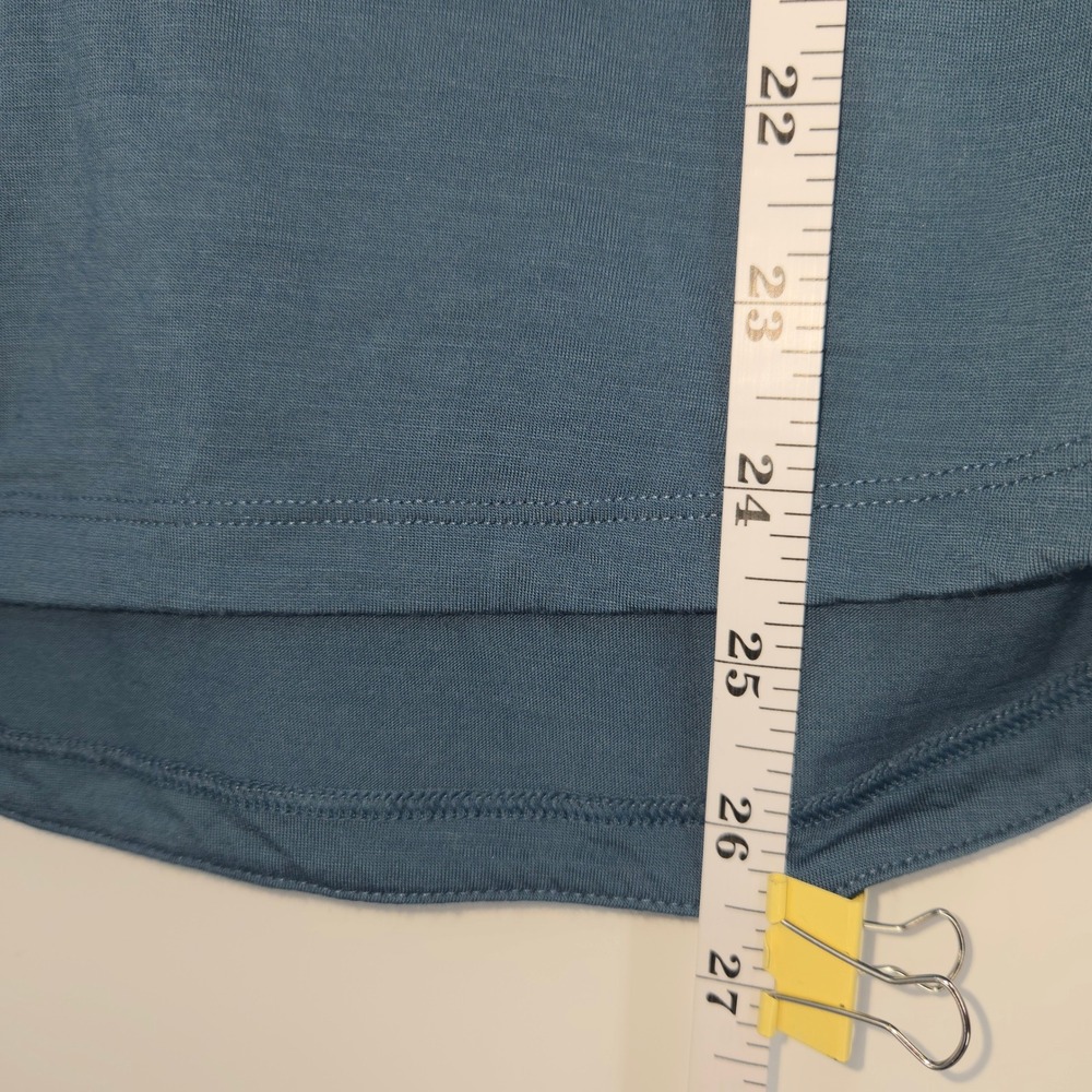 REI Co-op Quarter Zip Pullover Womens XS Blue Merino Wool Hiking Base Layer - Picture 6 of 11